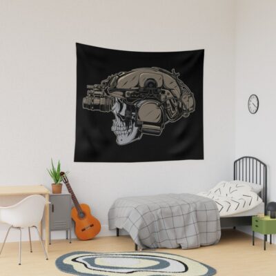 Soldier Skull Tapestry Official Army Merch