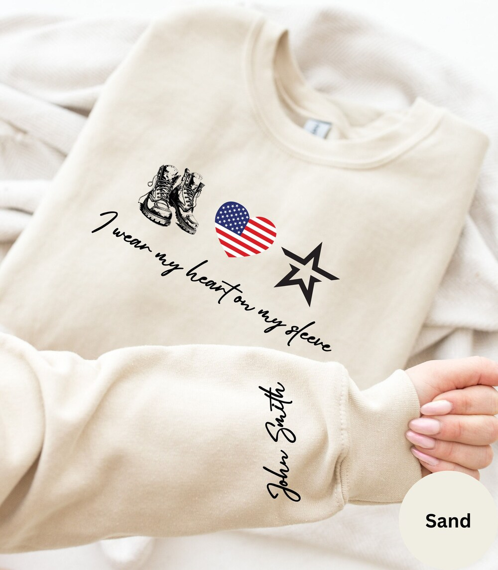 Personalized Military Fashion Sweatshirt