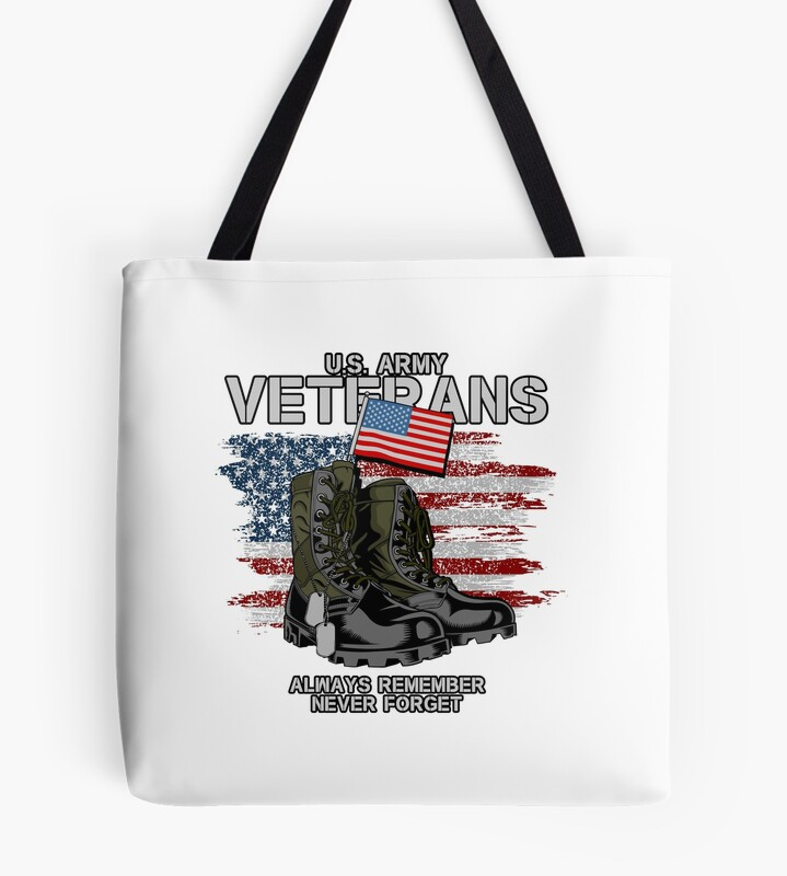 Army Veteran Illustration Tote